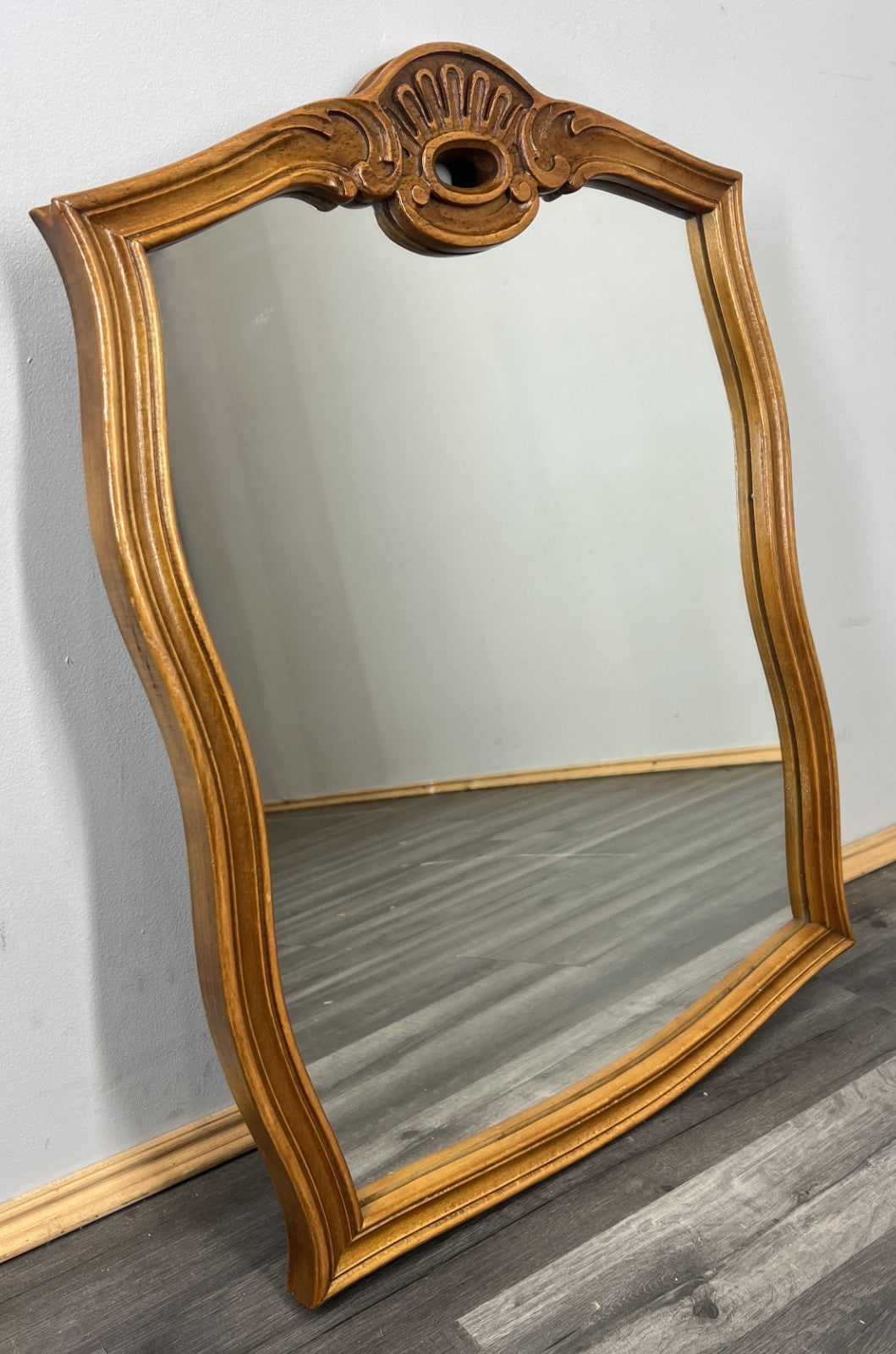 Vintage French Style Carved Wall Mirror Ornate Wall Frame LOT 45045