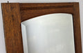 Mirror Antique French Style Oak Carved Wardrobe Mirror Polished Glass LOT 61905