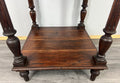 Bedside Table Antique French Oak Marble Top Cabinet Nightstand LOT 48066