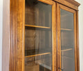 Bookcase Antique French Style Glazed Display Cabinet Walnut Sideboard LOT 6521