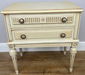 Pair of Bedside Tables Vintage French Shabby Chic Nightstands Cabinets LOT 62283