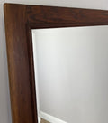 Mirror Antique French Style Wall Mirror Oak Carved Decorative Frame LOT 61951