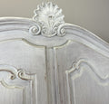Wardrobe Vintage French Louis XVI Shabby Chic Four Door Oak Armoire LOT 61654