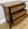 Chest of Drawers Vintage French Style Oak Carved 3 Drawer Cabinet LOT 49057