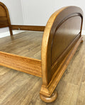 Bed Vintage French Style King Size Bed Frame Carved Headboard LOT 63959