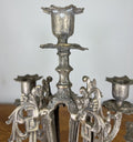 Candelabra Vintage French Style Metal Five Arm Table Centrepiece LOT 46718