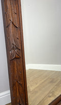Mirror Antique French Oak Wall Mirror Home Decor Carved Wall Frame LOT 63716