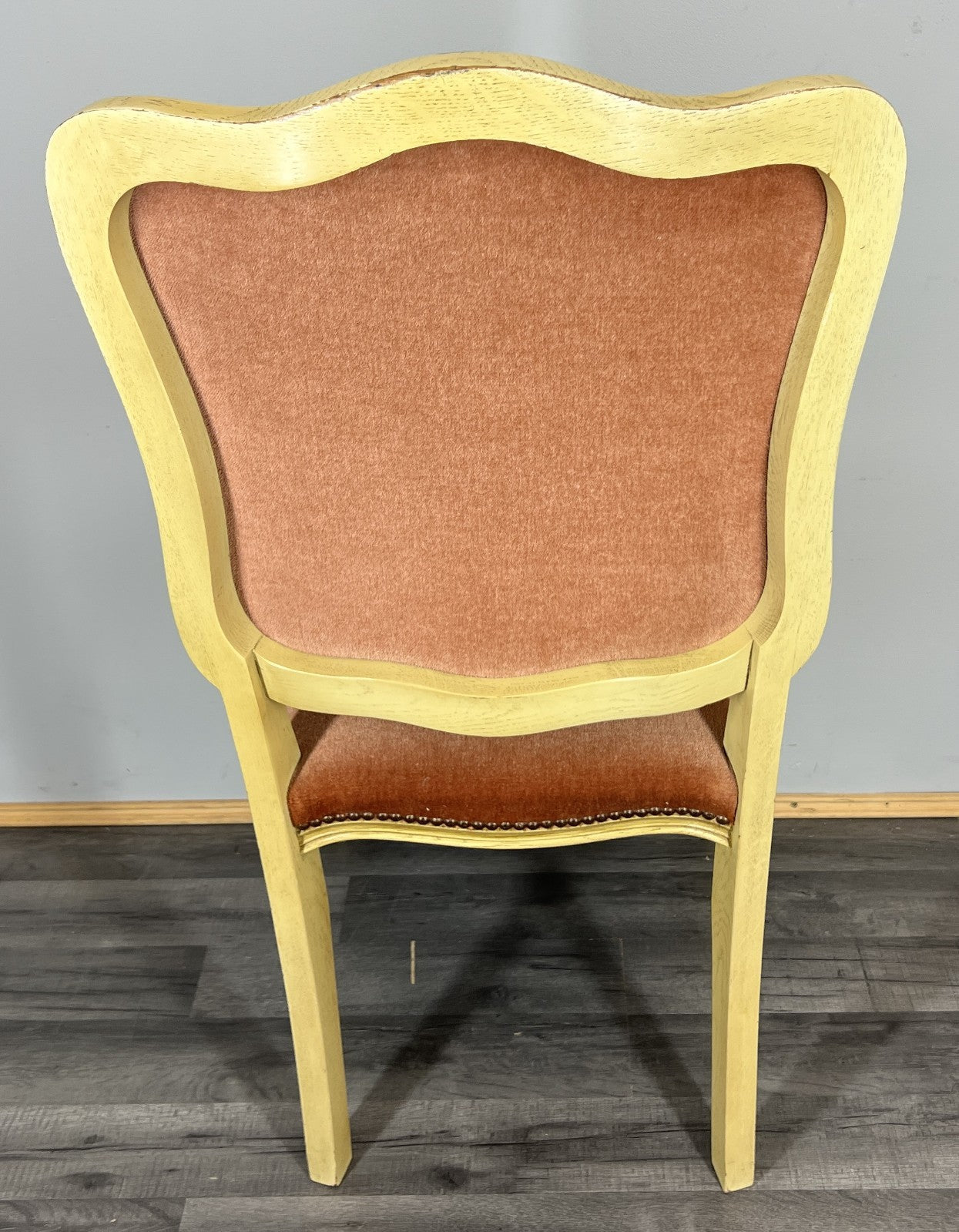 Dining Table Vintage French Louis XVI Shabby Chic with Set of 6 Chairs LOT 440421