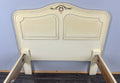 Bed Vintage French Shabby Chic Single Bed Frame Carved Headboard LOT 45969