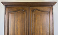 Wardrobe Vintage French Louis XVI Oak Double Door Carved Armoire LOT 48023
