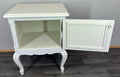 Pair of Bedside Tables Antique French Style Shabby Chic Carved Cabinets LOT 298610