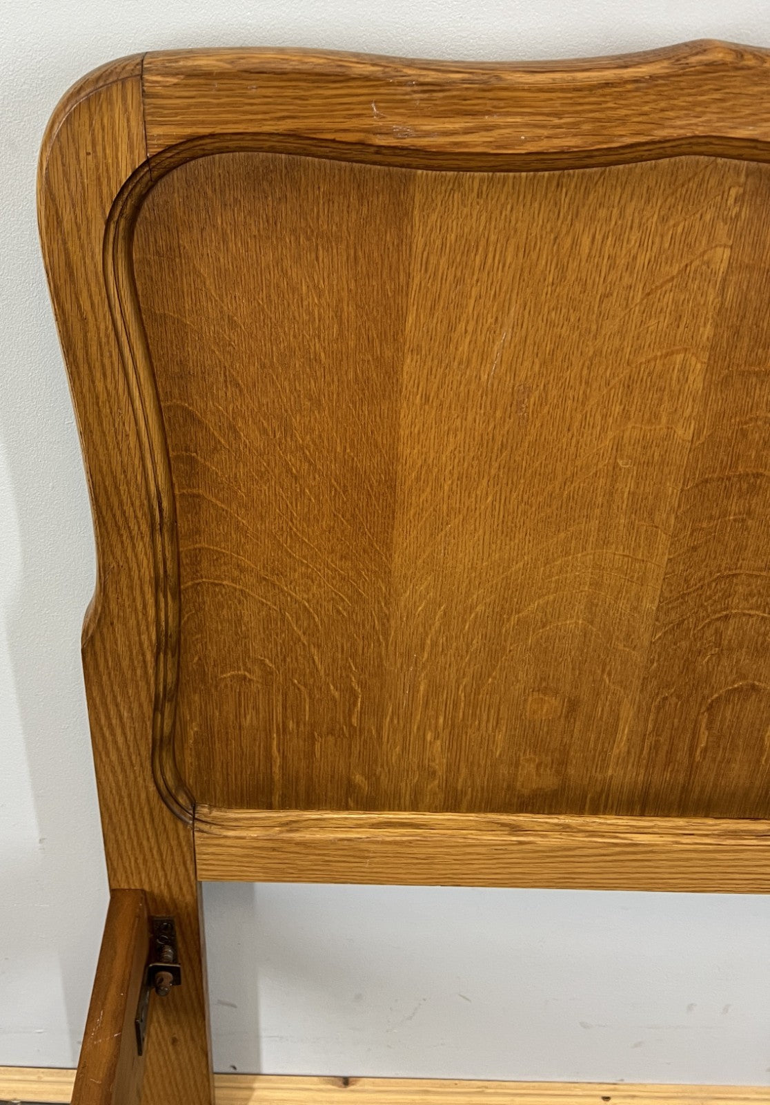 Bed Vintage French Louis XVI Single Bed Frame Carved Headboard LOT 47039