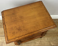 Pair of Bedside Tables Vintage French Louis Oak Nightstands Cabinets LOT 62199
