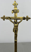 Crucifix Vintage French Style Religious Ornate Cross Freestanding LOT 64261