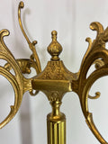 Coat Stand Vintage French Style Brass Floor Coat Rack LOT 474210