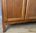 Wardrobe Vintage French Louis XVI Style Oak Four Door Carved Armoire LOT 61317