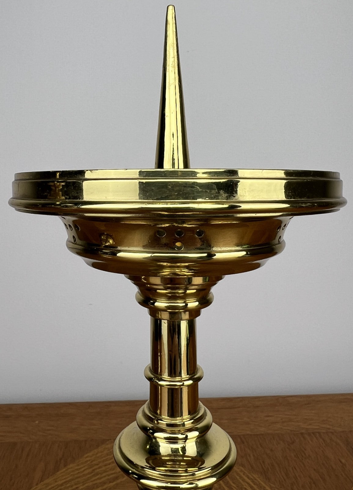 Pair of Candle Holders Vintage French Style Brass Gold Candlesticks LOT 60308