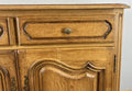 Cabinet Vintage French Oak 2 Door Carved Sideboard with Drawers LOT 43997