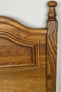 Headboard Vintage French Style Oak Double Bed Carved Headboard LOT 61846