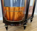 Cabinet Vintage French Style Empire Display Cabinet Marble Top Glass LOT 49776