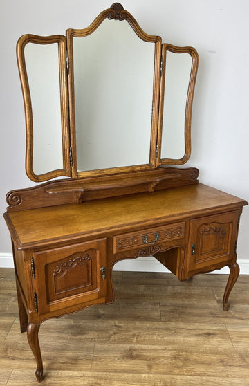 Dressing Table with Mirror Vintage French Louis Vanity Table Makeup LOT 63410