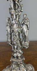 Crucifix Vintage French Style Religious Cross Ornate Base LOT 46517