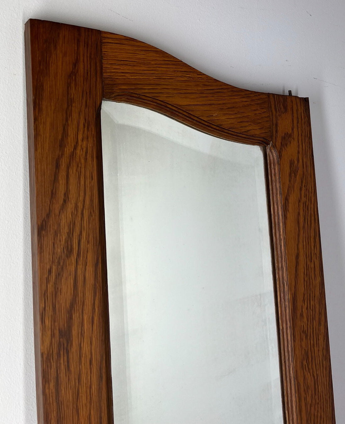 Mirror Antique French Style Oak Wall Mirror Decorative Frame LOT 31170
