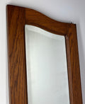 Mirror Antique French Style Oak Wall Mirror Decorative Frame LOT 31171