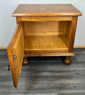 Pair of Bedside Tables Vintage French Nightstands Carved Cabinets LOT 31168