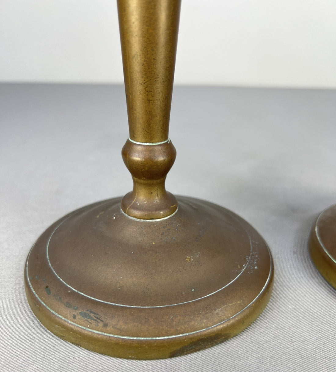 Pair of Candle Holders Vintage French Style Brass Decorative Tall Set LOT 51780