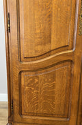 Wardrobe Vintage French Louis XVI Style Oak Four Door Armoire LOT 48264