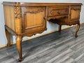 Cabinet Vintage French Louis XVI Style Sideboard Carved Doors Cupboard LOT 44821