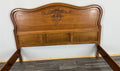 Bed Vintage French Louis XVI Double Bed Frame Oak Carved Headboard LOT 45894