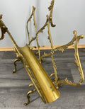 Newspaper Rack Vintage French Style Brass Magazine Stand LOT 463310
