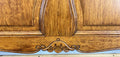 Footboard Vintage French Style Oak Double Bed Carved Footboard LOT 47325