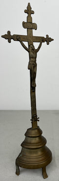 Crucifix Vintage French Style Religious Cross Standing Ornament LOT 64424
