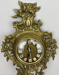 Wall Clock Vintage French Style Brass Hanging Clock Quartz Movement LOT 60499
