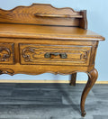 Bench Cabinet Vintage French Louis XVI Style Oak Carved Sideboard LOT 48075