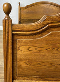Bed Vintage French Style Double Bed Frame Carved Headboard LOT 63905