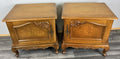 Pair of Bedside Tables Vintage French Louis XVI Nightstands Cabinets LOT 47930