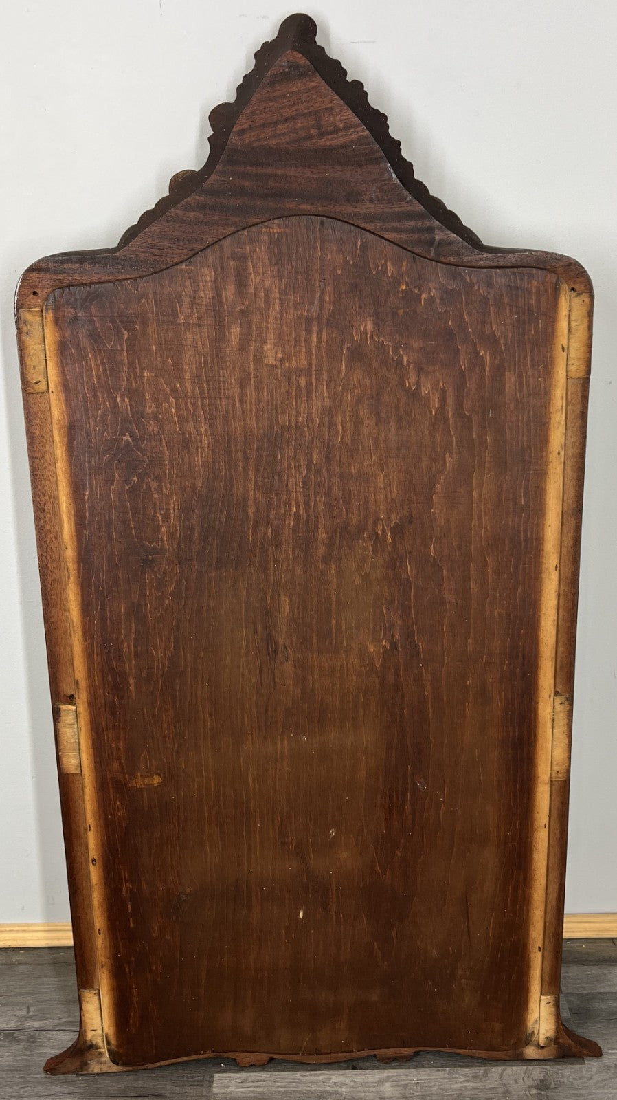 Antique French Style Carved Walnut Wall Mirror Home Decor Wall Frame LOT 457312