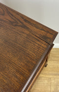 Bedside Table Antique French Style Oak Cabinet Carved Nightstand LOT 639311