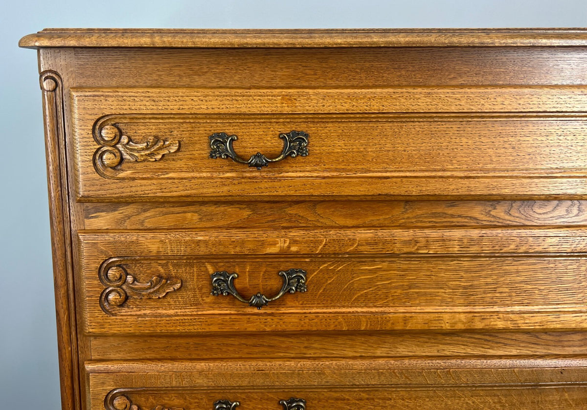 Chest of Drawers Vintage French Louis XIV Sideboard 4 Drawers Cabinet LOT 35552