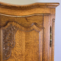 Wardrobe Vintage French Louis XVI Style Oak Four Door Armoire LOT 47946