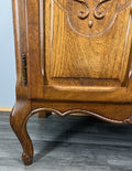 Cabinet Vintage French Louis XVI Oak Carved with 3 Drawers Sideboard LOT 44553