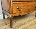 Chest of Drawers Vintage French Louis Oak 3 Drawers Carved Cabinet LOT 62616