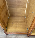 Wardrobe Vintage French Louis XVI Style Oak Four Door Carved Armoire LOT 6491