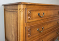 Chest of Drawers Vintage French Louis Oak 3 Drawers Carved Cabinet LOT 44747