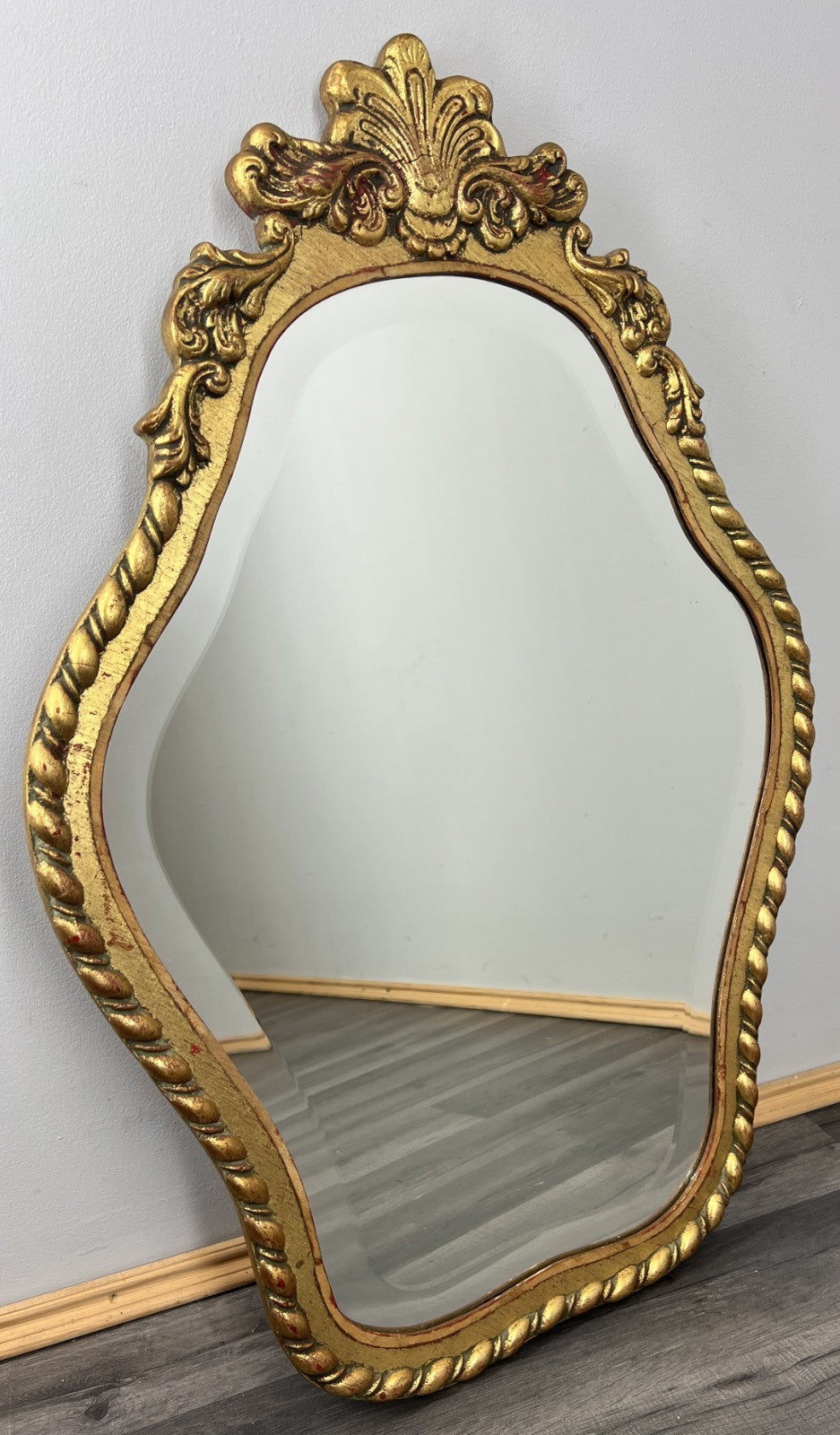 Mirror Vintage French Ornate Wall Mirror Gold Finish Wall Decor LOT 47160