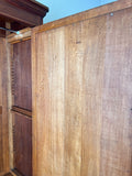 Wardrobe Antique French Style Walnut Mirrored Carved Armoire Cabinet LOT 615913